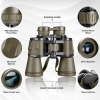FREE SOLDIER 20x50 Military Binoculars for Adults with Smartphone Adapter  - Photo 2
