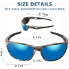 Polarized Sport Sunglasses for Men and Women, Ideal for Hunting, Fishing, UV Protection - Camo Frame Lens - Photo 3