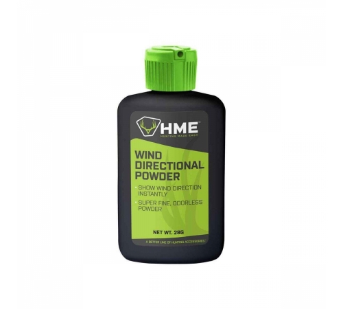 HME Wind Indicator Portable Pocket Size Lightweight Convenient Simple to Use Wind Direction Detection Powder - 28 Grams Capacity